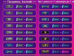 Буст звание в CSGO ( напарники )
